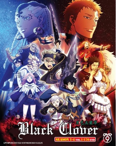 ENG DUB * BLACK CLOVER SEASON 1-4 VOL.1-170 END